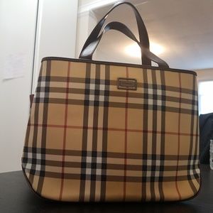 Vintage Burberry Nova Check classic tote bag